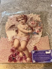 New GIFTED LINE VICTORIAN ANGEL GIFT BOX JOHN GROSSMAN VINTAGE 1991