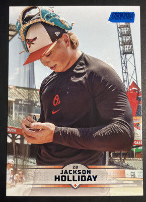 2025 Stadium Club #73 Jackson Holliday  Baltimore Orioles Blue Foil SP Image