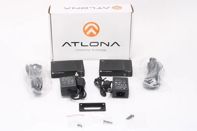 Atlona AT-UHD-EX-70-2PS-TX/AT-UHD-EX-70-2PS-RX Transmetteur & Récepteur W/ Cords - Photo 1/4