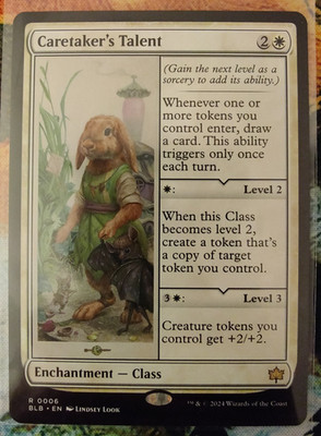 MTG Caretaker's Talent (0006) Bloomburrow Normal Englisch NM