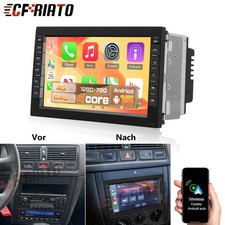 Für VW GOLF IV 1997-2003 Autoradio 4G+64G Android 15 Carplay RDS GPS Navi FM BT
