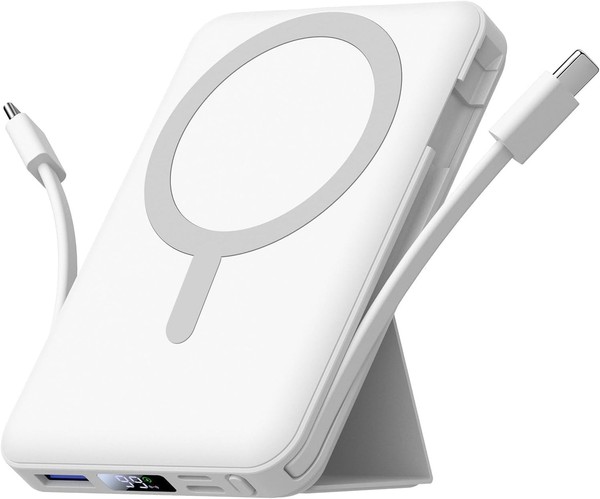 Azmuth para Magsafe Powerbank, 10000mAh Magnético Bateria Externa Carga Rapida,