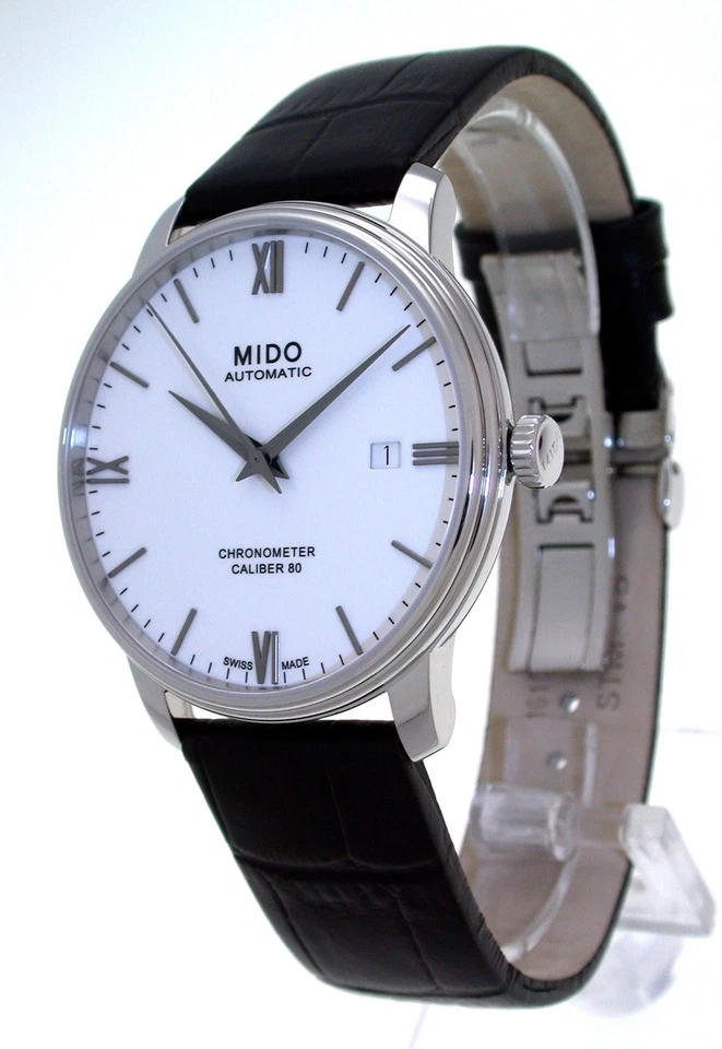 MIDO Baroncelli III COSC Chronometer Powermatic 80 SI 40 mm M027.408.16.018.00 - Bild 4 von 4