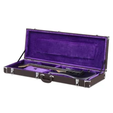 Ktaxon Hard Case Wood for GST GTL 170 SG fire Burning Electric Guitar