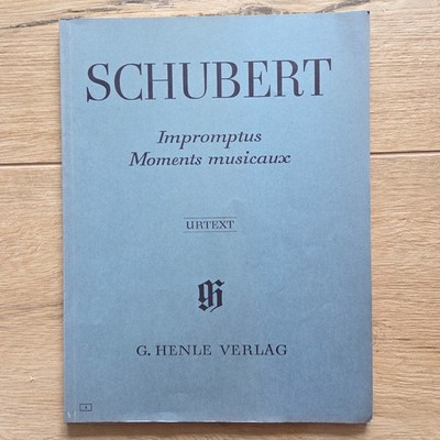 Franz Schubert, Impromptus Moments musicaux - von G. Henle Verlag / W. Gieseking