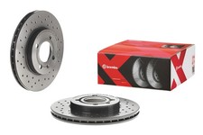 2x BREMBO Bremsscheibe XTRA LINE - Xtra 09.5166.1X für VW GOLF 19E 1G1 LUPO POLO