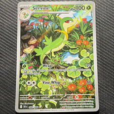 Servine 088/086 Illustration Rare Black Bolt Pokemon Card IR Holo NM