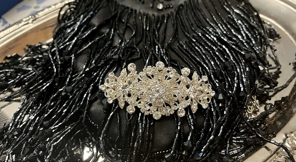 Belaire Bridals Silverplated With Rhinestones Hair Ornament- new Without Tags - Image 4 of 4