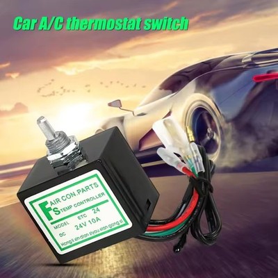 12V 24V Car Air Conditioner Electronic Thermostat Switch Temperature Control