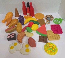Play Food Pretend Play Vintage Made In Hong Kong Mexico NASTA Ind. 35 Pieces
