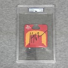 Hulk Hogan Real American Beer Autographed Promotional Coaster - PSA/DNA