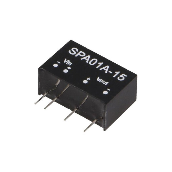 Dc/Dc Wandler, 1W, U: 9...18 Vdc, Aus: 15 SPA01A-15-image