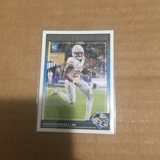 Jonathan Brooks Rookie RC 2024 Score Football Card #365 Carolina Panthers. rookie card picture