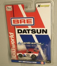 "NEW" AW X TRAC REL 3 SC420 RED/WTE '71 BRE DATSUN 240Z HO SLOT CAR