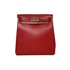 HERMES Kelly Ado Pm Backpack Rouge Vif(53) Box Calfskin 1996 P235907209