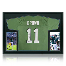 A.J. Brown Signed Philadelphia Eagles Jersey Ultra Premium Frame (Beckett)