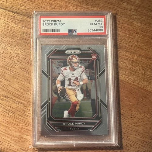2022 Panini Prizm Brock Purdy Rookie #353 PSA 10 GEM MINT RC 49ers