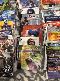 Sega Dreamcast Saturn  Mixed Manual And Case Art Lot Mixed