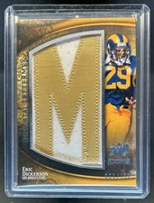 2009 Upper Deck Icons Eric Dickerson Immortal Lettermen Patch #/150 Rams