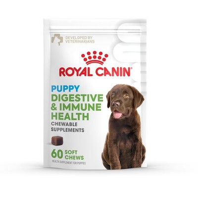 Royal Canin Puppy Supplement Soft Chews for Immunity & Digestion, 60 5.29 Oz