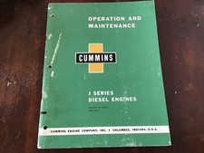 Cummins Operation and Maintenance Manual ~ J Series Diesel Engines  983363-A