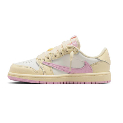 Air Jordan 1 Retro Low OG Shy Pink PS Size 2Y IQ7605100