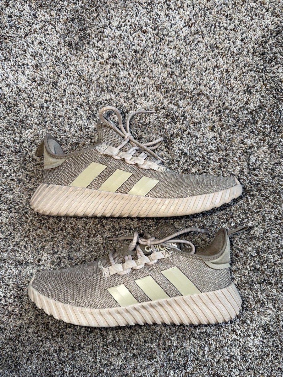 Size 12 Adidas Kaptir 3.0 Clay Mens Sneakers Beige Khaki Gum 