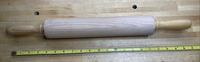 Wells Wood Turning Hardwood Rolling Pin 12&rdquo; Body 21"Made in USA