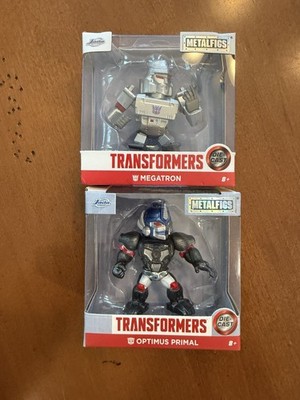 Jada METALFIGS Transformers Set of 2 Optimus Prime and Megatron Die-Cast NIB