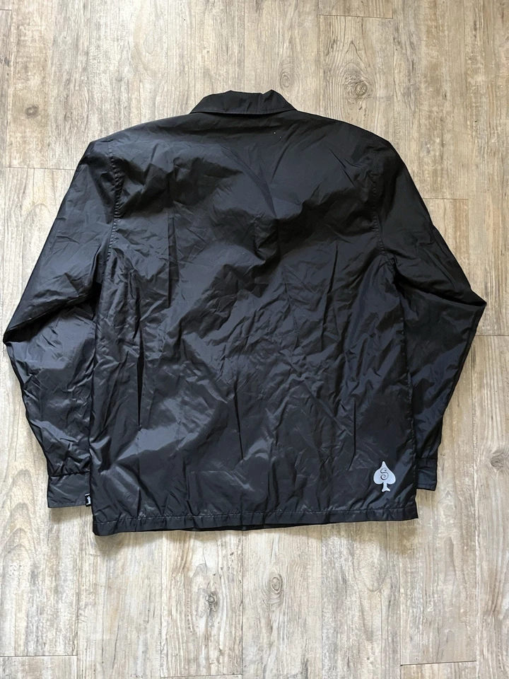 Chaqueta Stüssy Cruize Coach Talla XL Color Negro Para Hombre Foto 3 de 3