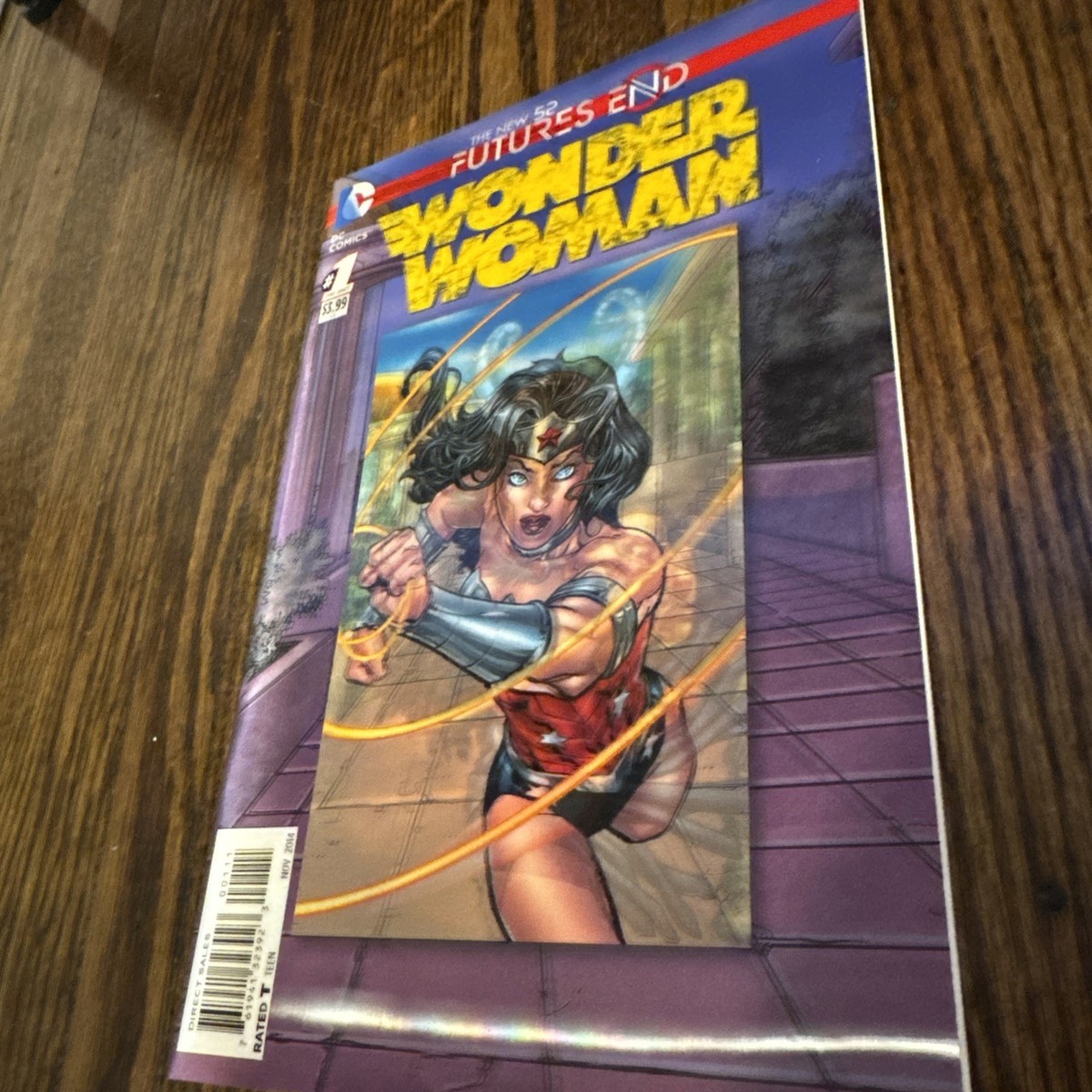 Wonder Woman New 52 Futures End #1 3-D Lenticular Cover DC 2014 | eBay