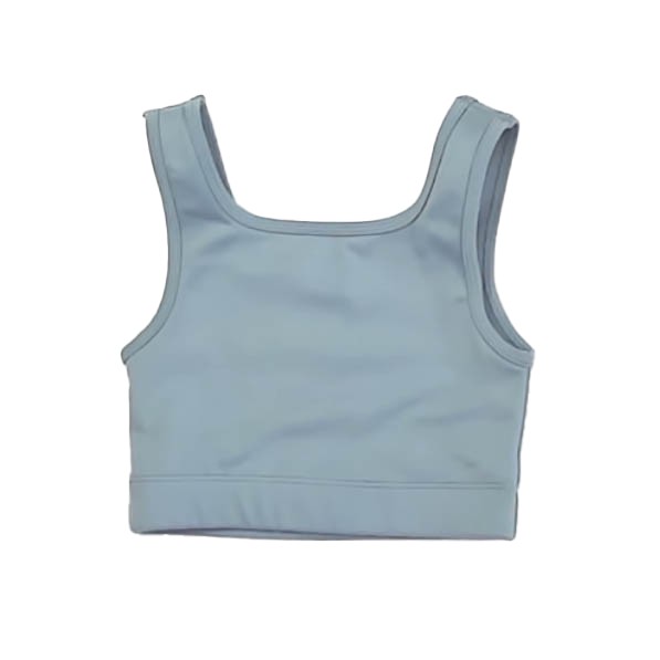 Rylee + Cru Blue Crop Fitted Tank Top Size 2-3 Years Toddler Girls