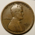 1911 S Lincoln Wheat Cent Penny VG-F  "Actual Coin Pictured"