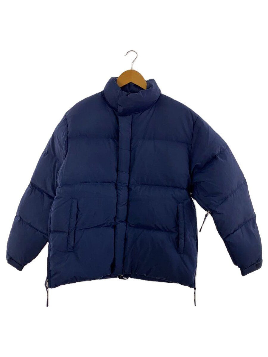 Other Brands F-110 Down Jacket FEAT Feet Magic Side Zip 2 Navy 