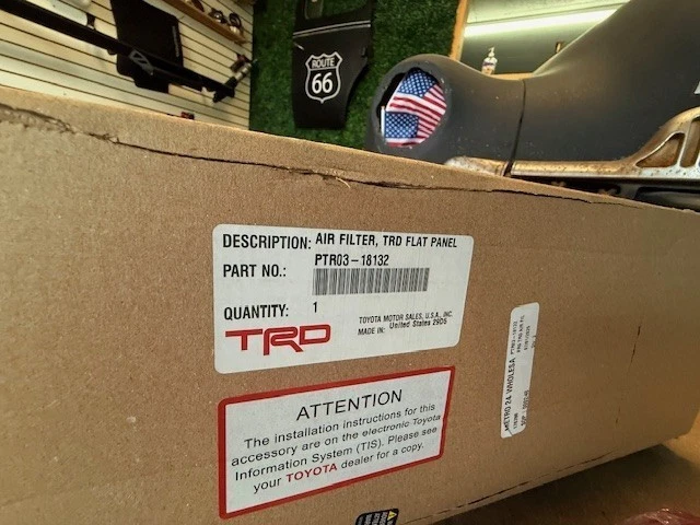 (1) Filtro de aire genuino Toyota TRD de alto rendimiento - PTR03-18132 - 2018 Toyota 86 Foto 2 de 4