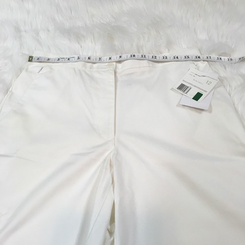 Liz Golf Womens Shorts Size 12 On the Tour 2-4 White Bermuda - Afbeelding 10 van 12