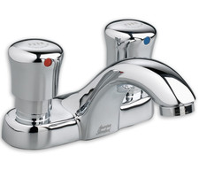 American Standard Metering 2-Handle Low Arc Bathroom Faucet - Polished Chrome...
