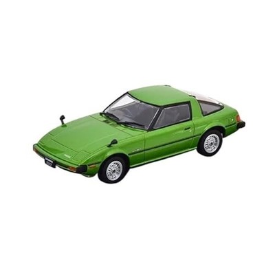 Mazda Savanna Rx-7 Retro Modellauto Maßstab 1:43, Limited Edition grün lackiert Mo