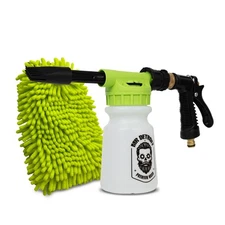 Mr. Detroit - Car Wash Foam Blaster & Microfiber Wash Mitt Scratch-Free Cleaning