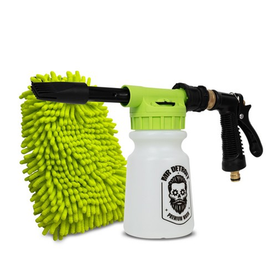 #ad #ad Mr. Detroit Car Wash Foam Blaster amp; Microfiber Wash Mitt Scratch Free Cleaning $43.99