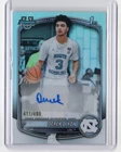 2025-26 Bowman Chrome U Derek Dixon REFRACTOR AUTO AUTOGRAPH RC 411/499 UNC