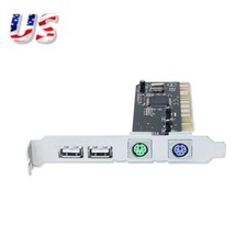 PCI to PS2 PS/2 USB 2.0 For PC Keyboard Mouse Adapter Card Expansion Converter