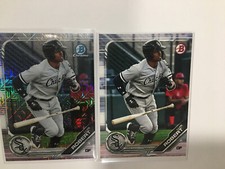 Luis Robert 2019 Bowman Chrome Mega Box Refractor And Base Chicago White Sox