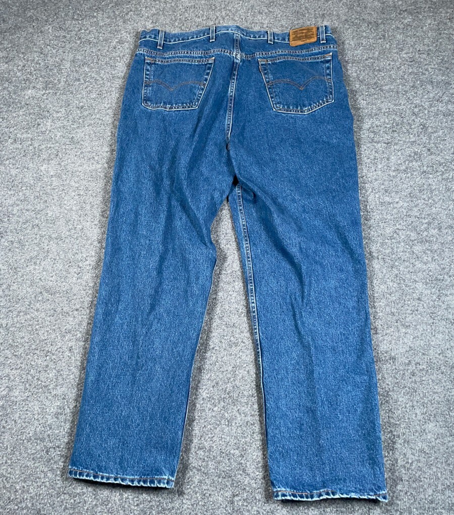VTG 80s Levi's 540 Relaxed Fit Jeans Men's 44 x 32 Blue Denim USA Made