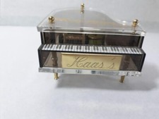 Vtg Sankyo Grand Piano Music Box Acrylic / Lucite Hong Kong