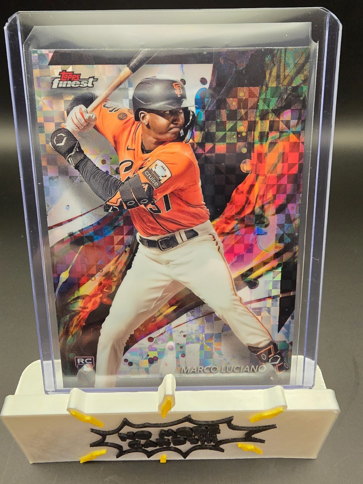 2024 Topps Finest - Common Checkerboard Refractor #42 Marco Luciano (RC)