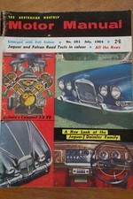 MOTOR MANUAL MAGAZINE - JULY 1964 - NEW FORD FALCON "SUPER PURSUIT" FEATURE