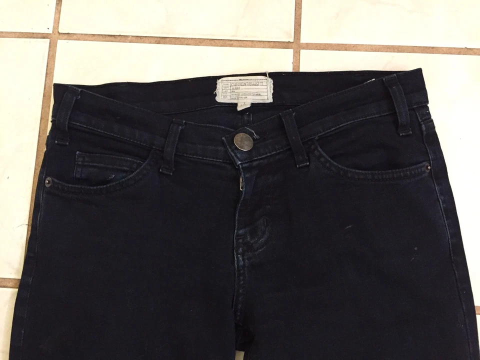 Current/Elliott Women's The Skinny Low Rise Jeans in Dark Wash Blue Note Sz 25 - Image 2 of 4