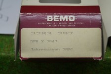 BEMO 2283 297 Jahreswagen 2001 LEGE ORIGINELE DOOS BOITE ORIGIN. VIDE LEERKARTON