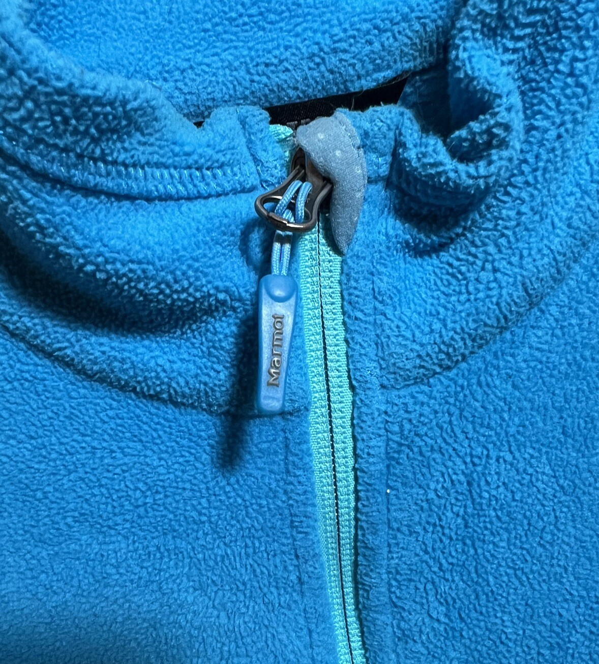 Women's Marmot Polar Tec  Blue Full Zip Fleece Jacket Size MEDIUM